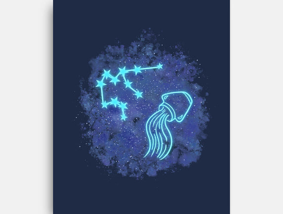 Aquarius Neon Constellation