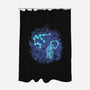Aquarius Neon Constellation-None-Polyester-Shower Curtain-nickzzarto