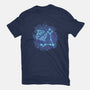 Pisces Neon Constellation-Womens-Fitted-Tee-nickzzarto