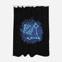 Pisces Neon Constellation-None-Polyester-Shower Curtain-nickzzarto