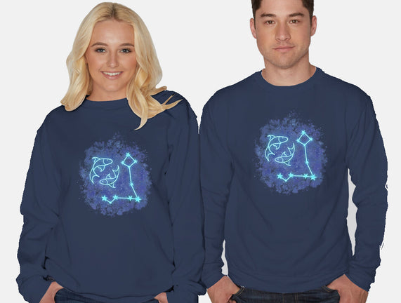 Pisces Neon Constellation