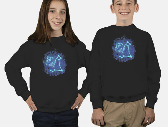 Pisces Neon Constellation