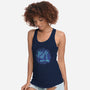 Pisces Neon Constellation-Womens-Racerback-Tank-nickzzarto