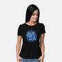 Pisces Neon Constellation-Womens-Basic-Tee-nickzzarto