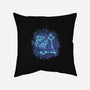 Pisces Neon Constellation-None-Removable Cover w Insert-Throw Pillow-nickzzarto