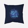 Pisces Neon Constellation-None-Removable Cover w Insert-Throw Pillow-nickzzarto