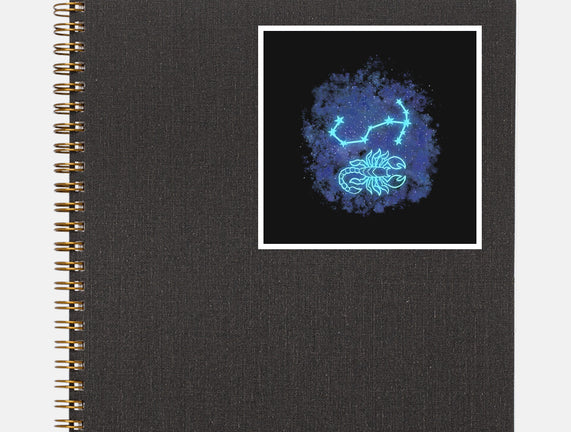 Scorpio Neon Constellation