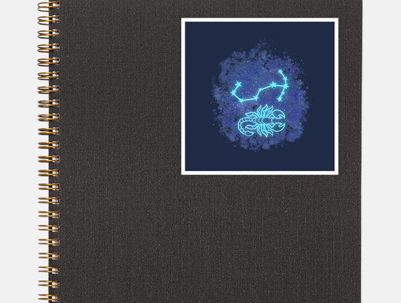 Scorpio Neon Constellation