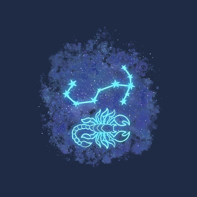 Scorpio Neon Constellation-Womens-Fitted-Tee-nickzzarto