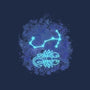 Scorpio Neon Constellation-Womens-Fitted-Tee-nickzzarto