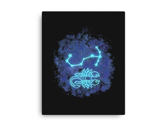 Scorpio Neon Constellation