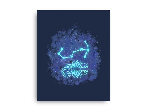 Scorpio Neon Constellation