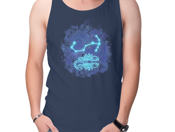 Scorpio Neon Constellation
