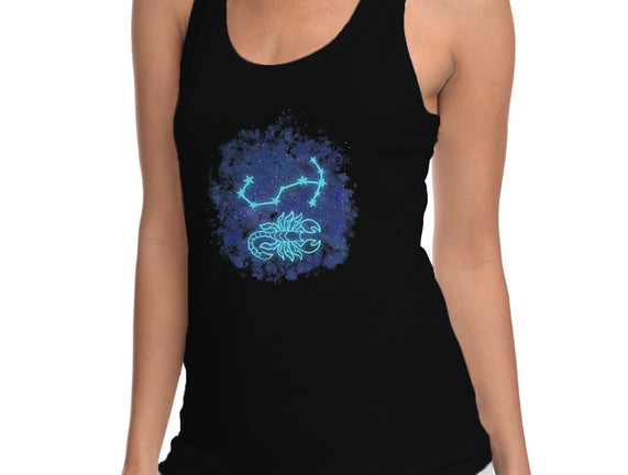 Scorpio Neon Constellation