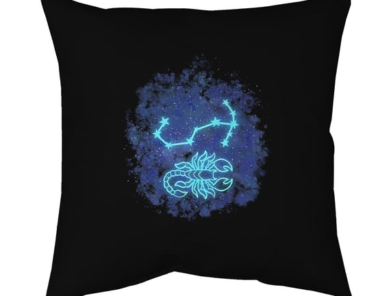 Scorpio Neon Constellation