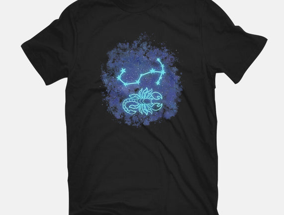Scorpio Neon Constellation