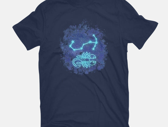Scorpio Neon Constellation