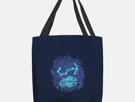 Scorpio Neon Constellation