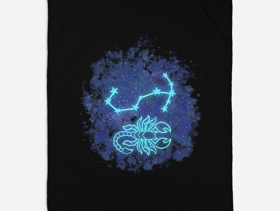 Scorpio Neon Constellation