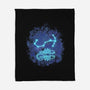 Scorpio Neon Constellation-None-Fleece-Blanket-nickzzarto