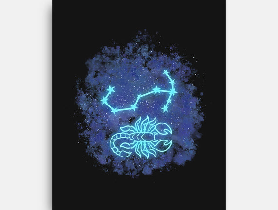 Scorpio Neon Constellation