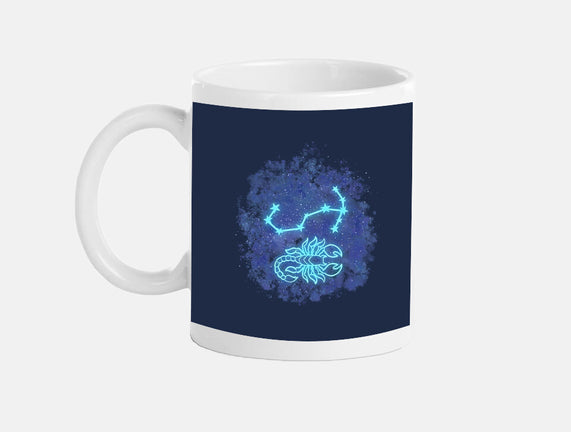 Scorpio Neon Constellation