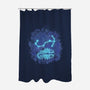 Scorpio Neon Constellation-None-Polyester-Shower Curtain-nickzzarto