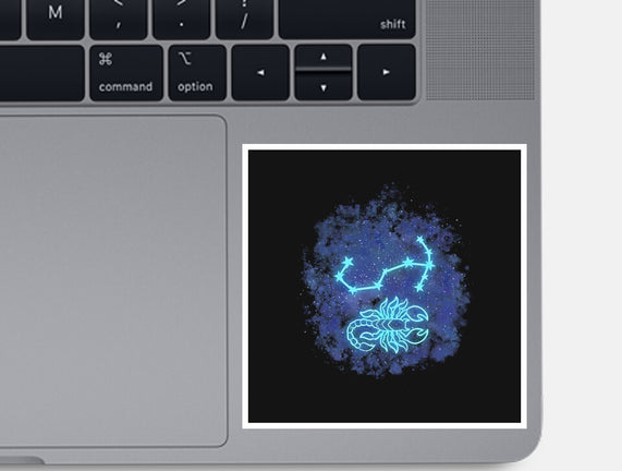 Scorpio Neon Constellation