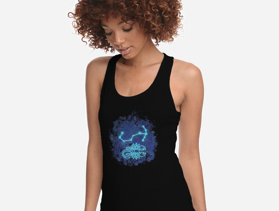 Scorpio Neon Constellation