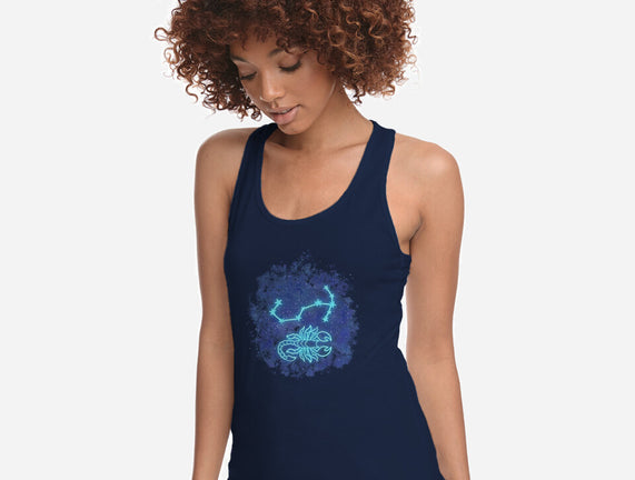 Scorpio Neon Constellation