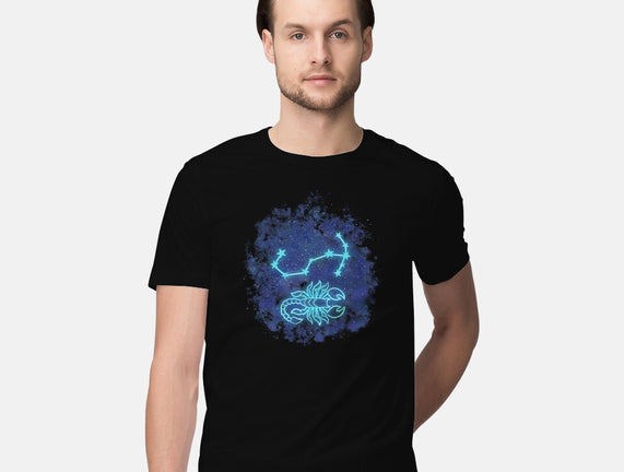 Scorpio Neon Constellation