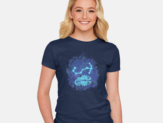 Scorpio Neon Constellation