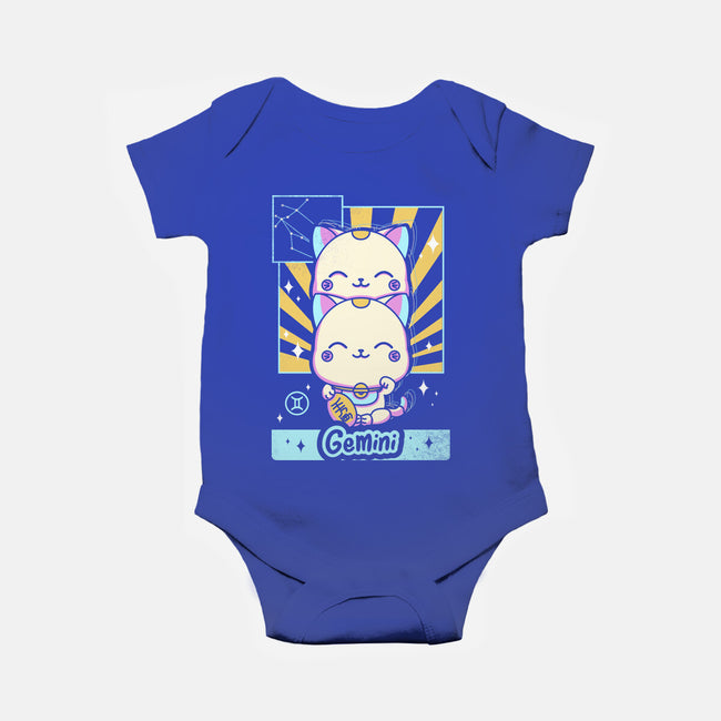 Kawaii Zodiac Gemini-Baby-Basic-Onesie-Donnie