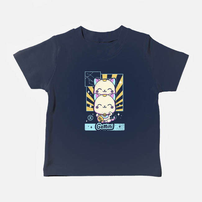 Kawaii Zodiac Gemini-Baby-Basic-Tee-Donnie