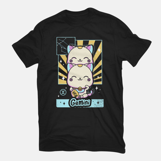 Kawaii Zodiac Gemini-Womens-Basic-Tee-Donnie