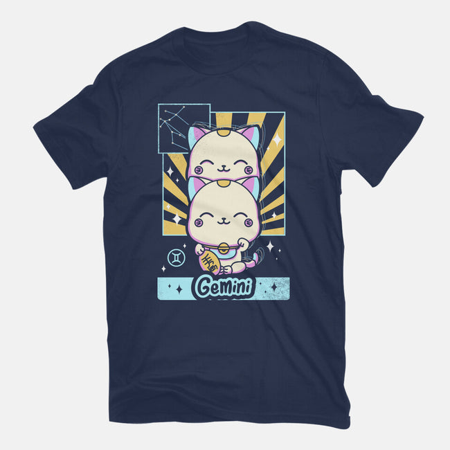 Kawaii Zodiac Gemini-Unisex-Basic-Tee-Donnie