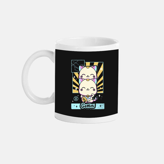 Kawaii Zodiac Gemini-None-Mug-Drinkware-Donnie