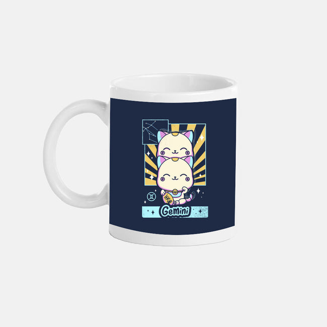 Kawaii Zodiac Gemini-None-Mug-Drinkware-Donnie