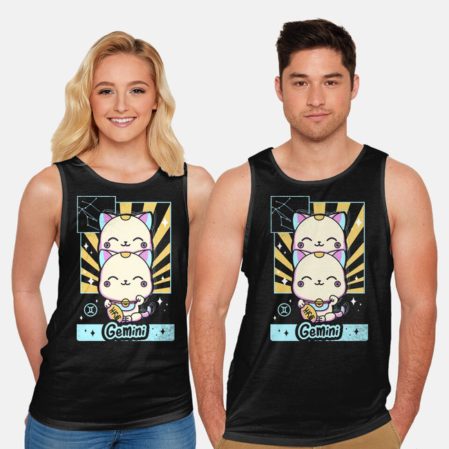 Kawaii Zodiac Gemini-Unisex-Basic-Tank-Donnie