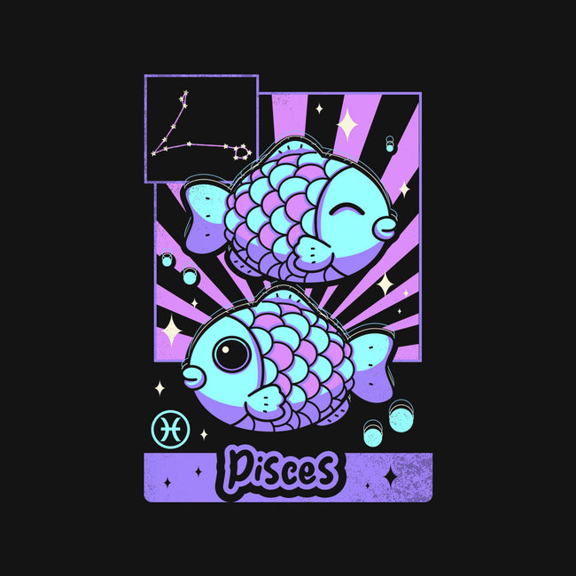 Kawaii Zodiac Pisces-None-Fleece-Blanket-Donnie