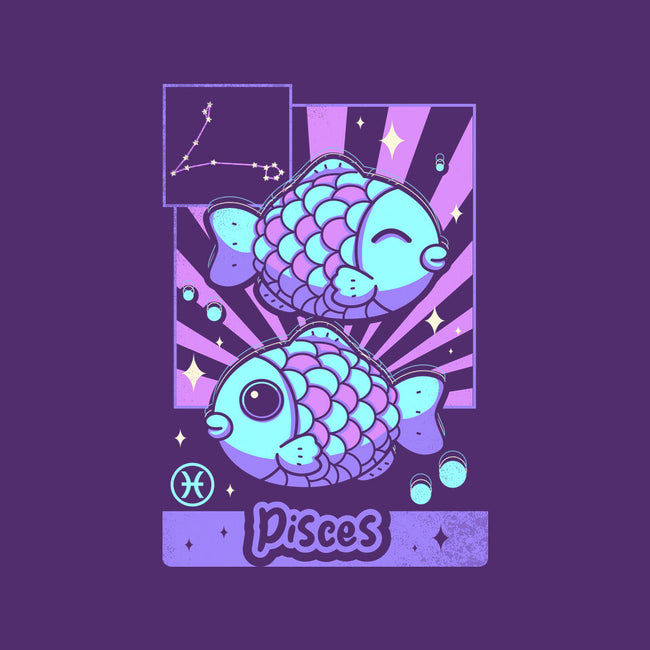 Kawaii Zodiac Pisces-Womens-Fitted-Tee-Donnie