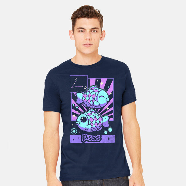 Kawaii Zodiac Pisces-Mens-Heavyweight-Tee-Donnie