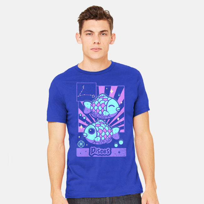 Kawaii Zodiac Pisces-Mens-Heavyweight-Tee-Donnie