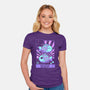 Kawaii Zodiac Pisces-Womens-Fitted-Tee-Donnie