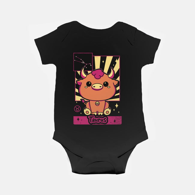 Kawaii Zodiac Taurus-Baby-Basic-Onesie-Donnie
