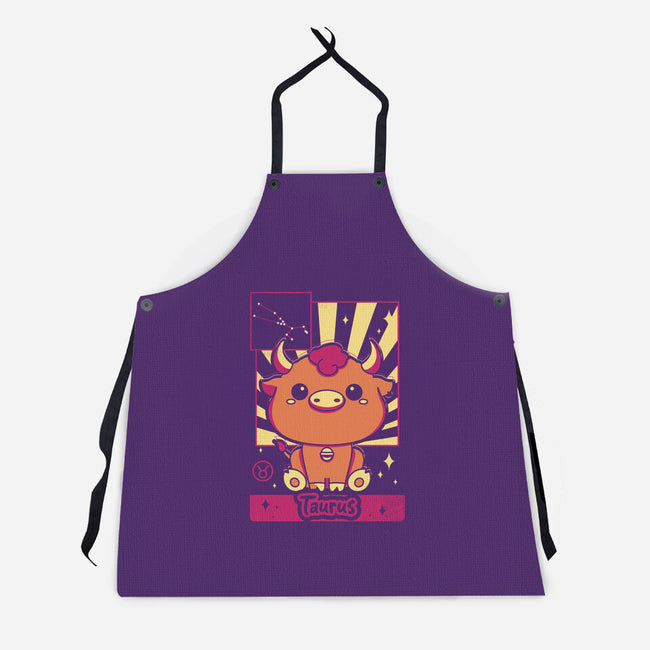 Kawaii Zodiac Taurus-Unisex-Kitchen-Apron-Donnie