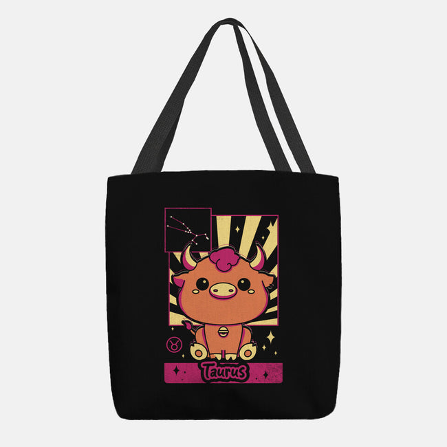 Kawaii Zodiac Taurus-None-Basic Tote-Bag-Donnie