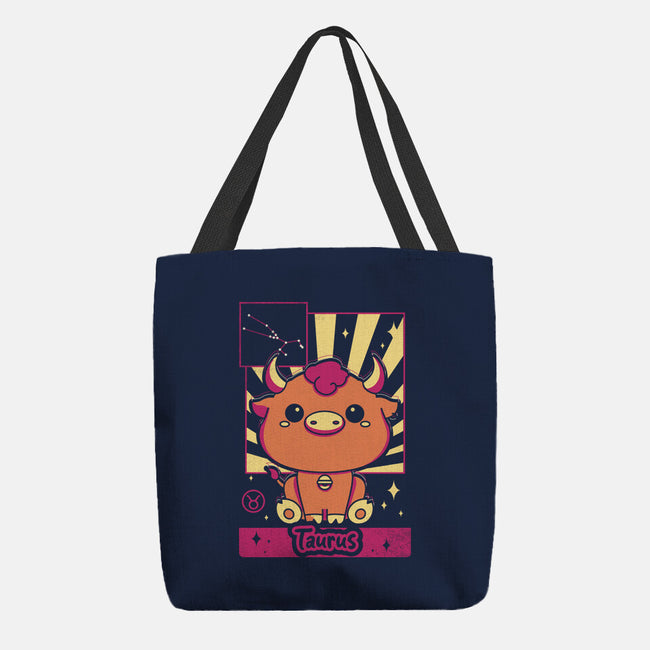 Kawaii Zodiac Taurus-None-Basic Tote-Bag-Donnie