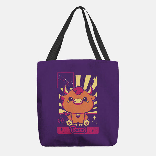 Kawaii Zodiac Taurus-None-Basic Tote-Bag-Donnie
