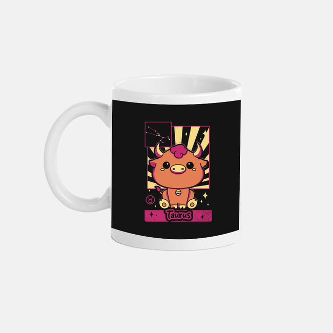 Kawaii Zodiac Taurus-None-Mug-Drinkware-Donnie